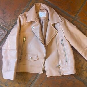 Zara girls pink jacket